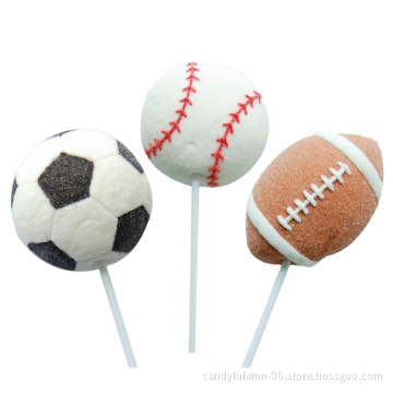 50g sport football basketball lollipop candy